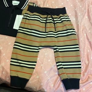 Burberry toddler jogger sweats